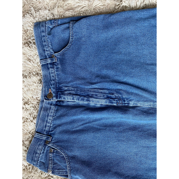 Venezia Jeans Blue Denim Maxi Skirt High Rise 100% Cotton 14 Cottagecore Prairie - Picture 4 of 8